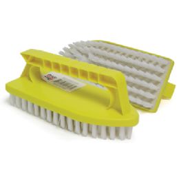 48 Pieces Ezduzzit Scrub Brush 6in With - Scouring Pads & Sponges