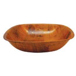 48 Pieces Salad Bowl 8 X 8 Inch 28.5 Oz Wooden - Plastic Bowls and Plates