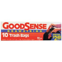 9 of Goodsense Trash Bag 30 Gl 10 Ct Drawstring Prepriced 2.49 (gds9dt10)