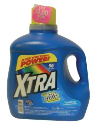 4 Pieces Xtra Liquid Laundry Detergent 175 Oz 96 Loads Concentrated Oxi Clean - Laundry Detergent