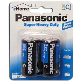 12 Pieces Panasonic Batteries C2 Super H - Batteries