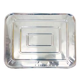 100 Pieces Dispozeit Aluminum Lid 10.5x13 - Aluminum Pans
