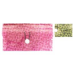 36 Pieces Coupon Holder 5 Pocket 10.5 X 5 Inches Leopard Print - Folders and Report Covers