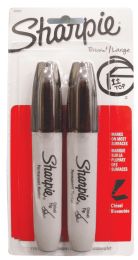 48 Pieces Sharpie Chisel Large Tip 2 Count Permanent Marker - Markers