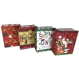 48 Pieces Party Solutions Xmas Gift Bag - Gift Bags Christmas