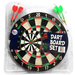 12 of Party Solutions Wood Dart Boar
