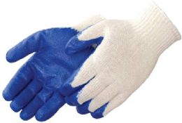10 Pieces Work Gloves Blue Palm - Working Gloves