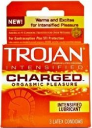 12 Pieces Trojan Condom 3 Count Charged - Personal Care Items