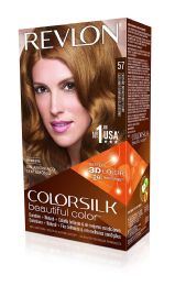 12 of Color Silk Number 57 Lightest Golden Brown