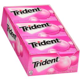Trident Gum 12/12's Bubble Gum