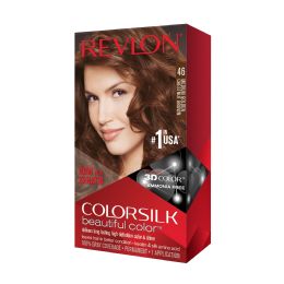 12 Pieces Color Silk Number 46 Medium Golden Chestnut Brown - Hair Products