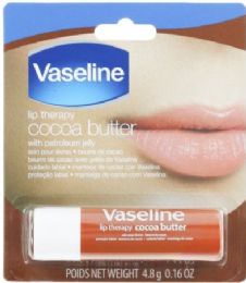 24 Pieces Vaseline Lip Therapy 0.16 Oz Coco Butter - Lip Gloss