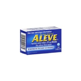 12 Pieces Aleve Tabs 24 Count - Pain and Allergy Relief