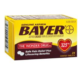 12 Pieces Bayer Tablet 24 Count - Pain and Allergy Relief