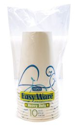 24 of Easy Ware 10 Count 16 Oz Paper Cup Print Design Heavy Duty
