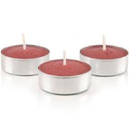 12 Units of Majestic Tea Light Candles 50pk Colors - Candles & Accessories