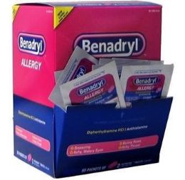 25 Pieces Benadryl Allergy Box - Pain and Allergy Relief
