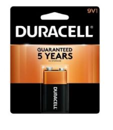 48 Pieces Duracell 9v 1 Pack Coppertop Batteries - Batteries