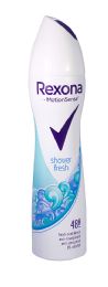 6 Units of Rexona 200ml/6pk Spy Shwr Fresh For Women - Deodorant