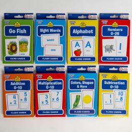 48 Units of Flash Cards School Zone - Card Games