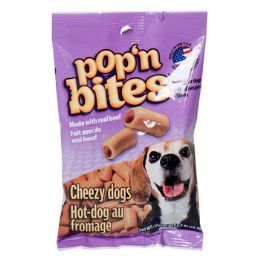 24 Pieces Dog Treats Popn Bites 3.5 oz - Pet Chew Sticks and Rawhide