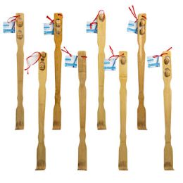 96 Pieces Back Scratcher 20in Bamboo 8ast - Back Scratchers and Massagers