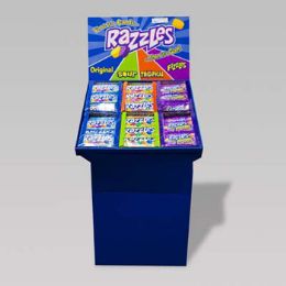 Razzles Shipper 4 Flavors 1.4 Oz Original, Berry, Sour, Tropical