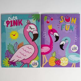 Coloring Book Flamingo 80 Pg2 Assorted In Pdq