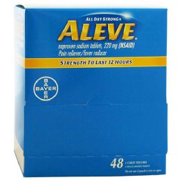 48 Pieces Aleve Box 1 Pack - Pain and Allergy Relief