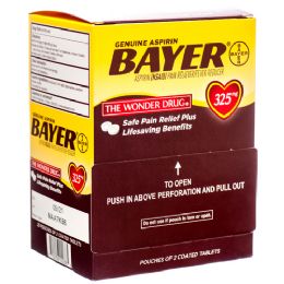 30 Pieces Bayer 2 Pack Box 30 Count - Pain and Allergy Relief