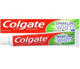 24 Pieces Colgate Tooth Pastet 2.5 Oz Sparking White Mint Zing - Toothbrushes and Toothpaste