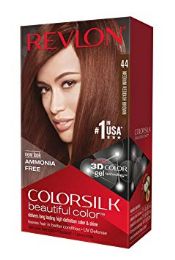 12 Pieces Color Silk Number 44 Medium Red Brown - Hair Products