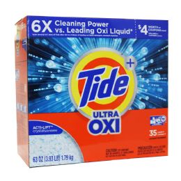 4 Pieces Tide 63oz Pwd Ultra Oxi he - Cleaning Products