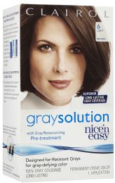 12 Pieces Clairol Nice And Easy Grey Coverage Hair Color Kit - Hair Products