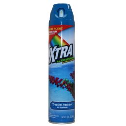 12 Pieces Xtra 10 Oz Aerosoal Tropical Passion Spray - Air Fresheners