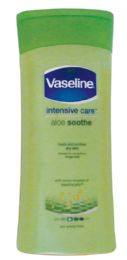 6 Pieces Vaseline Intensive Care Lotion 6.76 Oz Aloe Soothe In Display - Skin Care