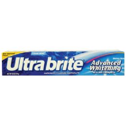 24 Pieces Ultra Brite Toothpaste 6 Oz Advanced Whitening Clean Mint - Toothbrushes and Toothpaste