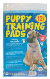 24 Units of Puppy Training Pads 12 Pk 22.5 X 22.5 Inch - Pet Grooming Supplies