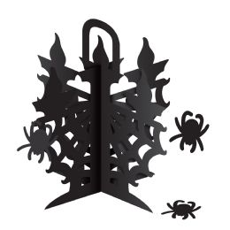 12 Units of 3-D Candelabra Centerpiece 3 Spiders Included; Assembly Required - Party Center Pieces