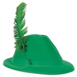 48 Pieces Green Velour Alpine One Size Fits Most - St. Patricks