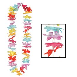 50 Units of Floral Lei MultI-Color - Party Novelties