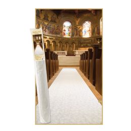 Elite Collection Aisle Runner Spun Poly W/doublE-Stick Tape & Braided Cord - Party Novelties