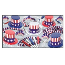 Spirit Of America CleaR-View Asst For 10 - Party Accessory Sets