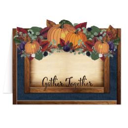 12 of Fall Thanksgiving Table Cards