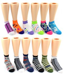 Children's Novelty Ankle Crew - Assorted Styles & Sizes