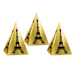 12 Pieces Eiffel Tower Favor Boxes Assembly Required - Party Novelties