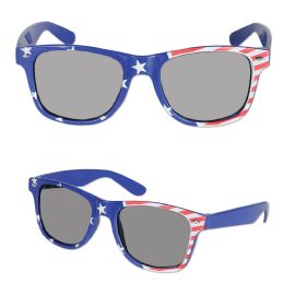 6 of Patriotic Glasses One Size Fits Most