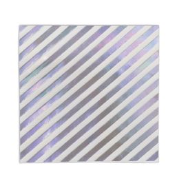 12 of Iridescent Stripes Luncheon Napkins (2-Ply); Not Microwave Safe