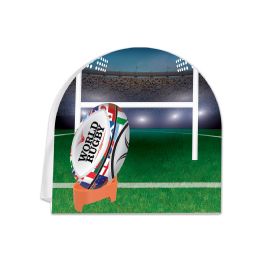 12 of 3-D Rugby Centerpiece