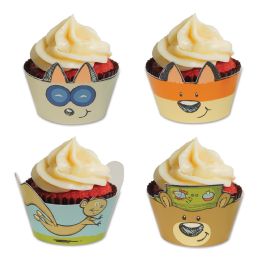 12 of Woodland Friends Cupcake Wrappers